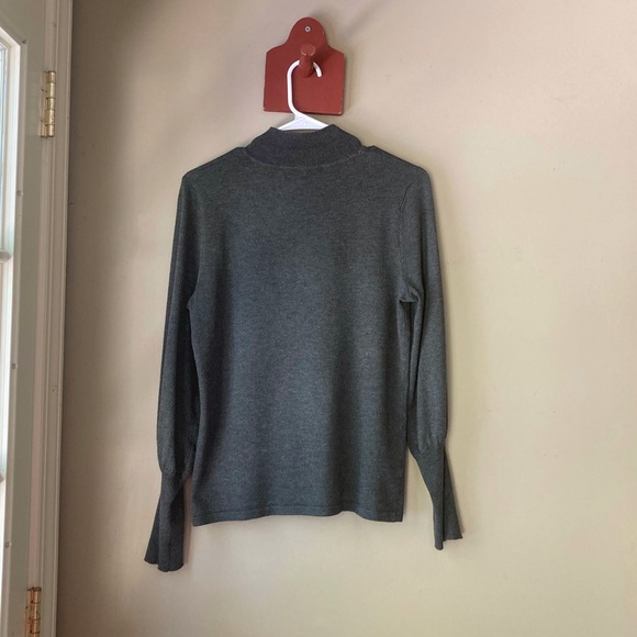 Erin London Grey Soft Lightweight Sweater S - Picture 4 of 6